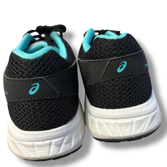 ASICS Gel-Contend 5 Women’s Size 7 Black Teal Running Shoes AmpliFoam Comfort - Picture 8 of 10